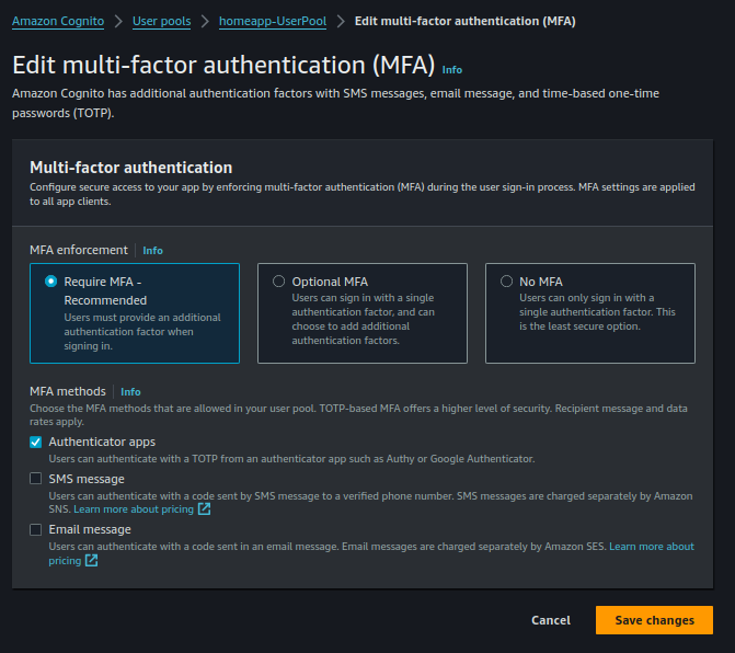 MFA Activation